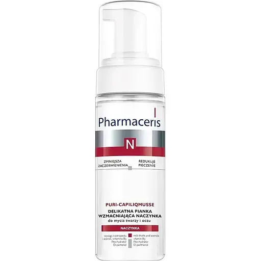 Ніжна пінка для вмивання зміцнююча кпіляри Pharmaceris N Puri-Capilium 150 мл (E15004)