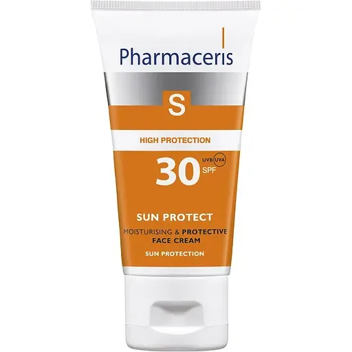 Зволожуючий сонцезахисний крем для обличчя Pharmaceris S Sun Protect SPF30, 50 мл