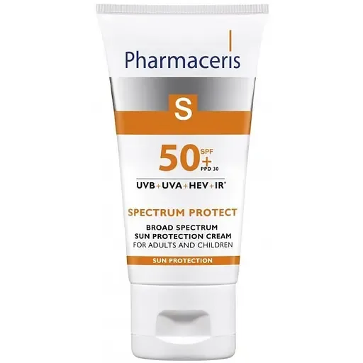 Сонцезахисний крем широкого спектру дії Pharmaceris S Sun Protect, SPF50+, 50 мл (E14906)