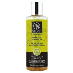 Скраб для обличчя глибоке очищення і м'якість Organic Olive & Green Tea
