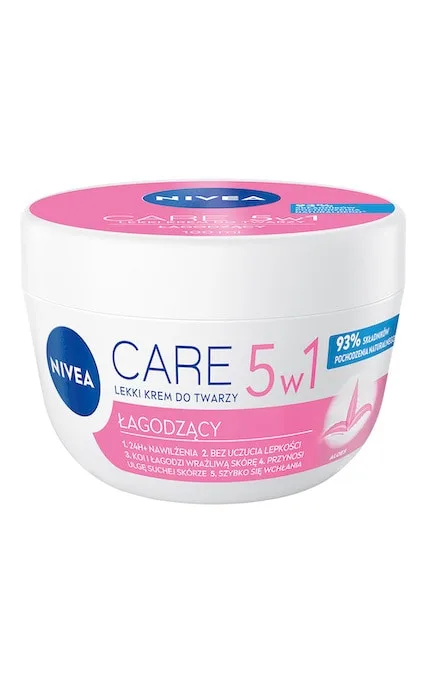 Крем для обличчя зволожуючий Nivea Care для чутливої шкіри 100 мл