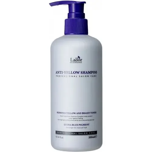 Шампунь проти жовтизни La'dor Anti Yellow Shampoo, для світлого волосся, 300 мл