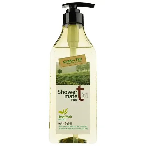 Гель для душу KeraSys Shower Mate Green Tea з ароматом зеленого чаю, 550 мл (8801046861516)