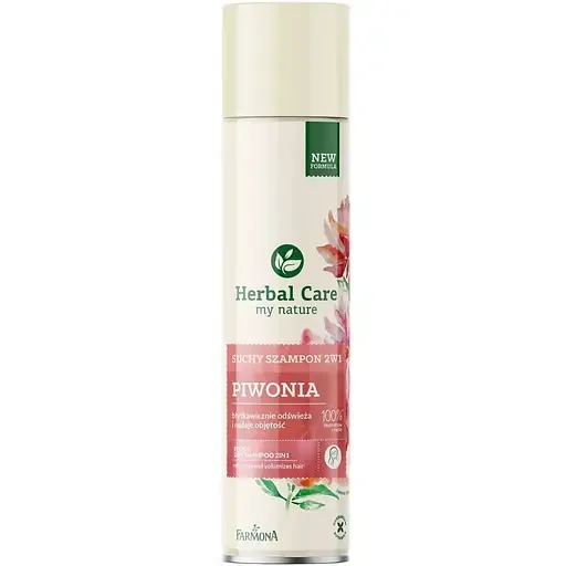 Шампунь сухий Farmona Herbal Care 2 в 1 Півонія для об'єму та освіження 180 мл