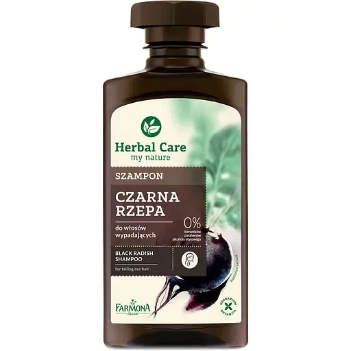 Шампунь для слабкого та випадаючого волосся Farmona Herbal Care Чорна редька 330 мл