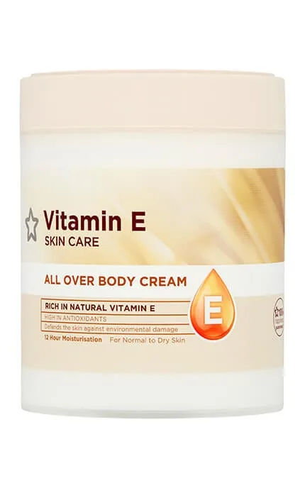 Крем для тіла Superdrug Vitamin E для нормальної та сухої шкіри