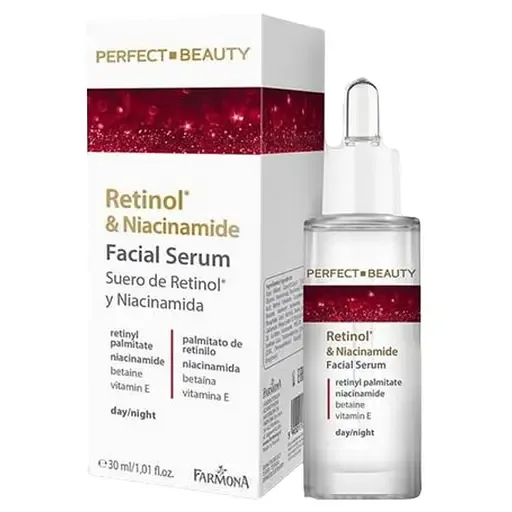 Сироватка зволожуюча Farmona Perfect Beauty від зморшок з ретинолом та ніацинамідом 30 мл (5900117975879)