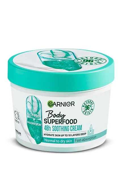 Крем для тіла Garnier Body Superfood для нормальної та сухої шкіри, 380 мл