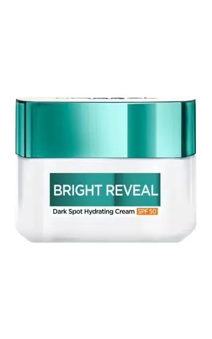 Крем для шкіри обличчя L'Oreal Paris Зволожувальний Bright Reveal Skin Expert проти пігментних плям SPF 50 50 мл
