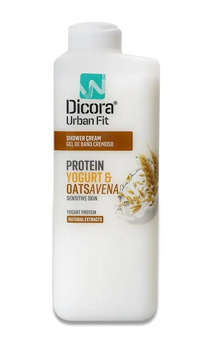Крем-гель для душу Dicora Urban Fit Protein Yogurt&Oats, 400 мл 400 мл