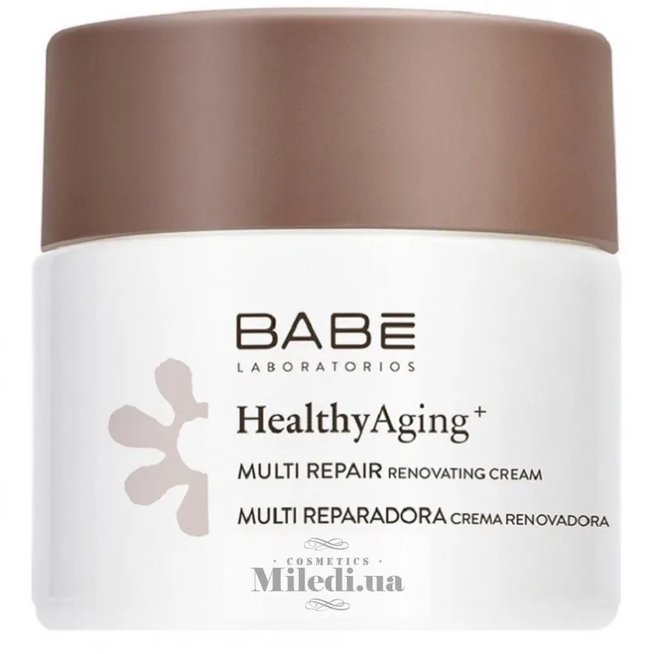 Мультизахисний нічний крем Babe Laboratorios Healthy Aging Multi Repair Renovating Cream 50 мл