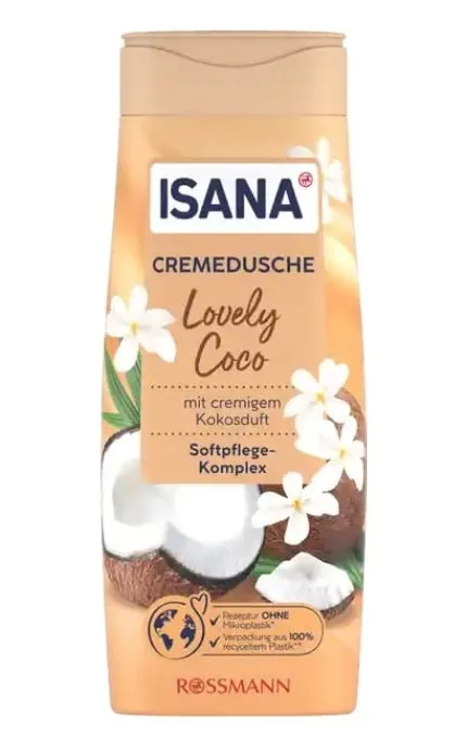 Крем-гель для душу Isana Lovely Coco 300 мл