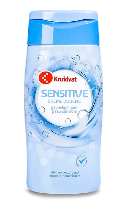 Крем-гель для душу Kruidvat Sensitive 300 мл