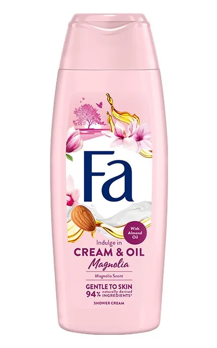 Крем-гель для душу та ванної Fa Cream&Oil з ароматом магнолії 250мл
