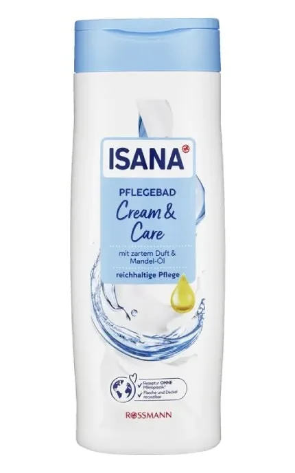 Крем-піна для ванни Isana Cream&Care Rossmann 750 мл