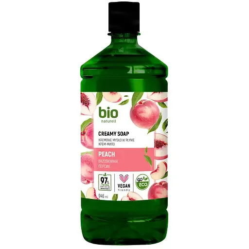 Крем-мило Bio Naturell Peach Creamy soap, 946 мл