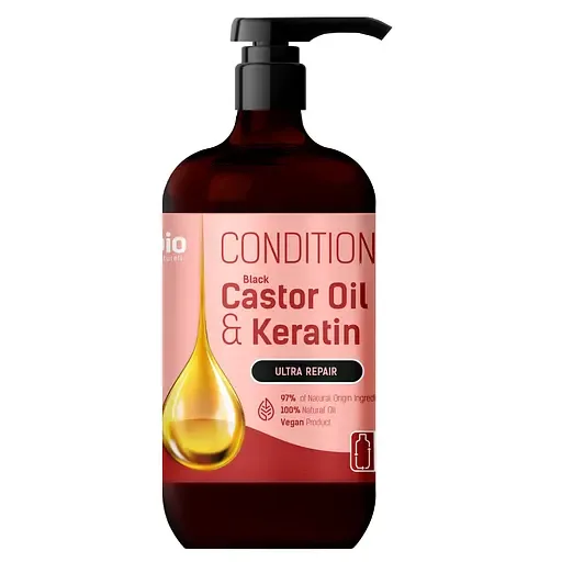 Кондиціонер для волосся Bio Naturell Bion Black Castor Oil & Keratin Conditioner 946 мл