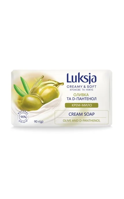 Крем-мило Luksja Оливка та D-пантенол 90 г