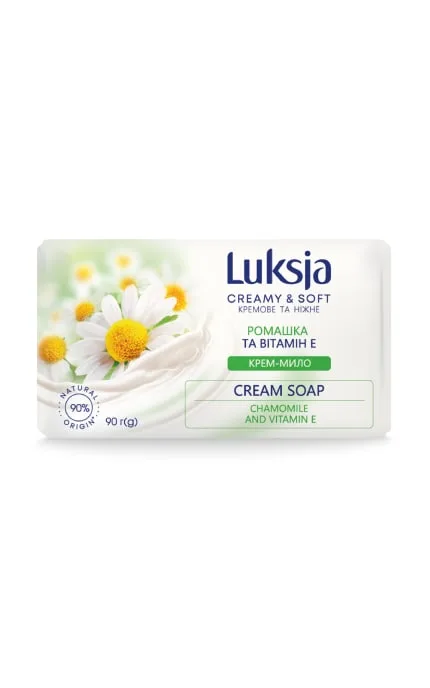 Крем-мило Luksja Ромашка + вітамін Е 90 г