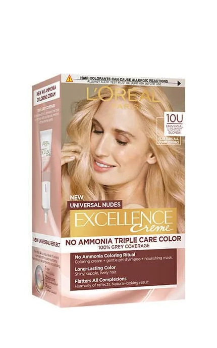 Крем-фарба для волосся без аміаку L'Oreal Paris Excellence Creme №10U Universal Lightest Blonde 1 шт