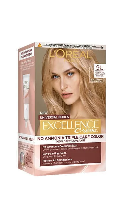 Крем-фарба для волосся без аміаку L'Oreal Paris Excellence Creme №9U Universal Very Light Blonde 1 шт