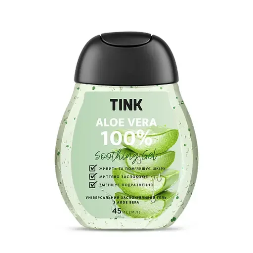 Заспокійливий гель для обличчя та тіла Tink Алое