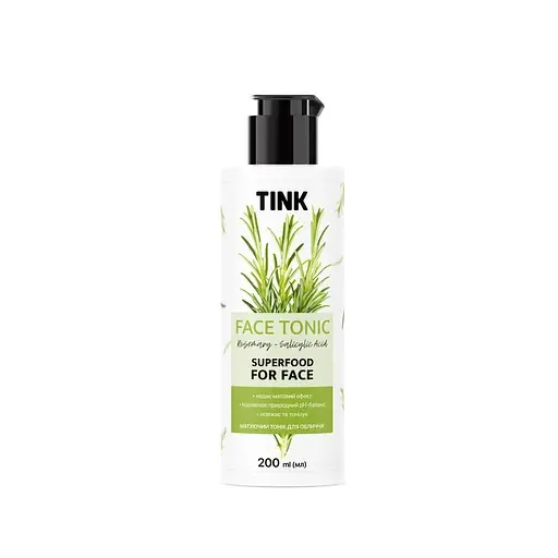 Матуючий тонік для обличчя Tink Rosemary-Salicylic Acid Face Tonic, 200 мл