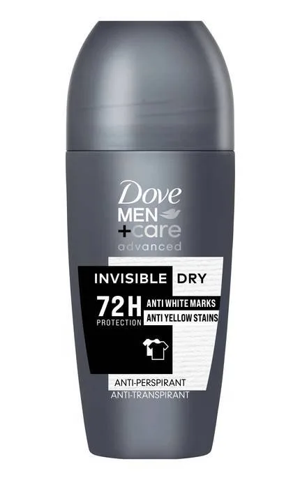 Кульковий антиперспірант Dove Men + Care Невидима сухість 72 години 50 мл
