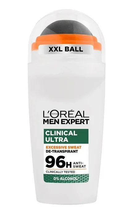 Кульковий дезодорант-антиперспірант L'Oreal Paris Men Expert Clinical Ultra захист від поту до 96 годин 50 мл