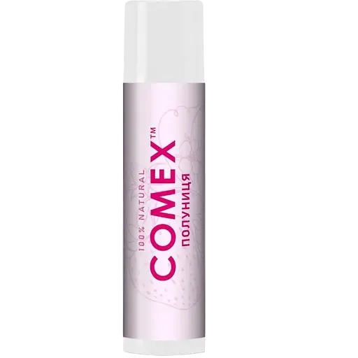 Натуральний бальзам для губ Comex Полуниця, 5 г