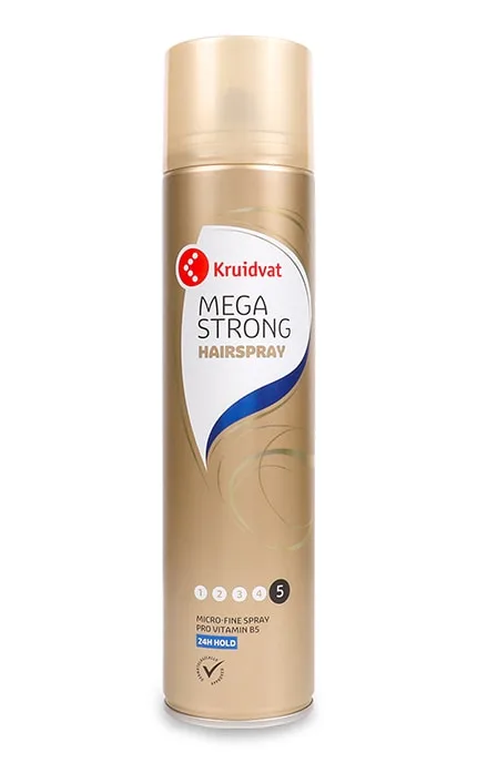 Лак для волосся Kruidvat Mega Strong 400 мл