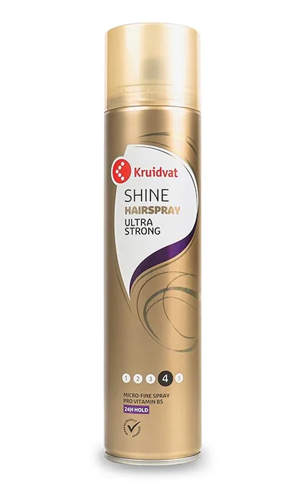 Лак для волосся Kruidvat Ultra Strong Shine 400 мл