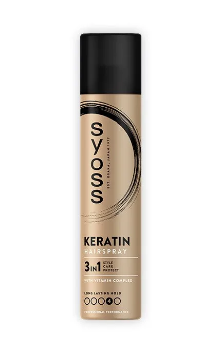 Лак для волосся Syoss Keratin Hairspray Екстра сильної фіксації 300 мл