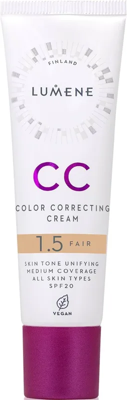 Крем для обличчя тонуючий Lumene CC CREAM SPF 20 Fair 30 мл
