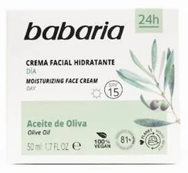 Крем Babaria (Бабарія) оливи олія зволожувальний для обличчя SPF15 50 мл