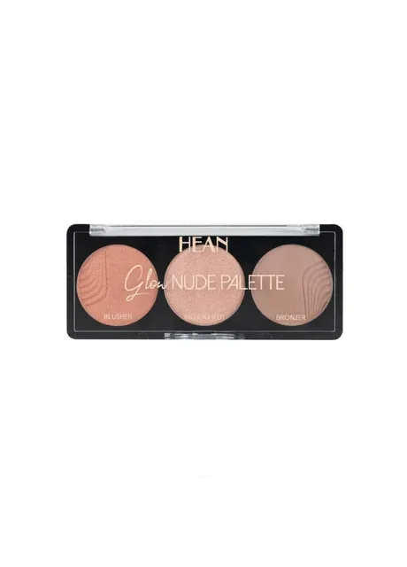 Палетка для контурингу обличчя Glow Nude Palette Sunglow, 9 г Hean Face (325490772)