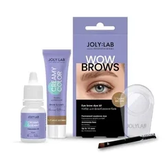 Набір для фарбування брів Joly: Lab Wow Brows 7.7 Light Brown світло-коричневий