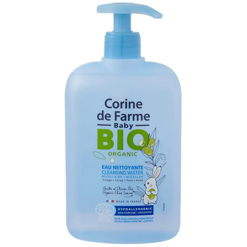 Вода Corine De Farme (Корін Де Фарм) міцелярна очищувальна для обличчя з листям оливи 500 мл