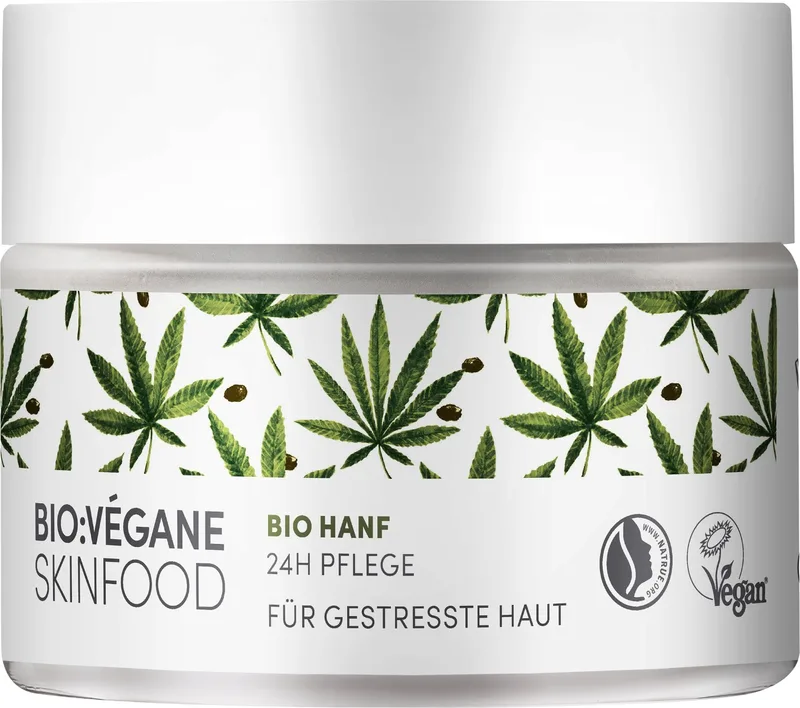 Крем Bio:Vegane (Біо Веган) догляд 24 години Органічний Канабіс для втомленої шкіри обличчя 50 мл
