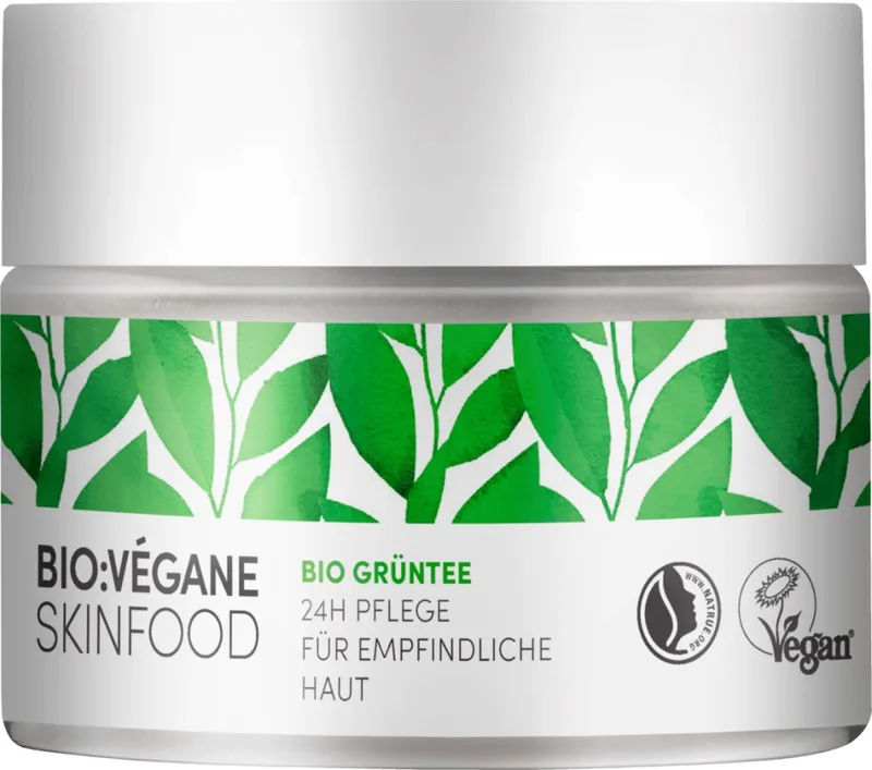 Крем Bio:Vegane (Біо Веган) догляд 24 години Органічний зелений чай для чутливої шкіри обличчя 50 мл