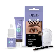 Набір для фарбування брів Joly: Lab Wow Brows 3.7 Dark Brown темно-коричневий