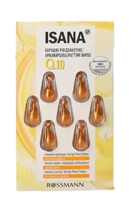 Ліфтинг-капсули для обличчя Q10 Isana 7 шт