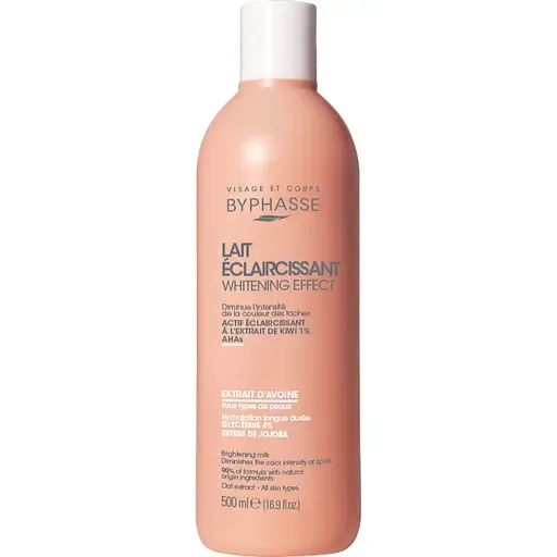 Молочко для тіла Byphasse Lait Eclaircissant Whitening Effect екстрактом вівса 500 мл