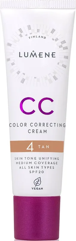 Крем для обличчя тонуючий Lumene CC CREAM SPF 20 Tan 30 мл