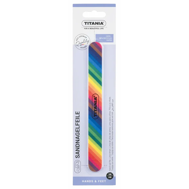 Пилка TITANIA (Титанія) артикул 1028 для нігтів з пісочним напиленням
