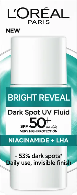 Флюїд для обличчя L`Oreal Bright Reveal проти пігментних плям SPF 50+, 50 мл