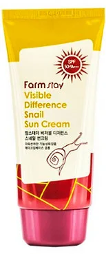 Сонцезахисний крем з муцином равлика з SPF 50
