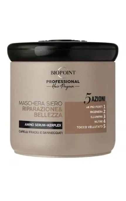 Маска для волосся Biopoint Professional Repair & Beauty для глибокого відновлення та живлення 400 мл