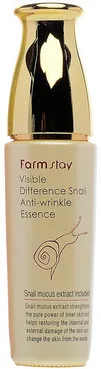 Есенція проти зморшок з екстрактом равлика FarmStay Visible Difference Snail Anti-Wrinkle Essence