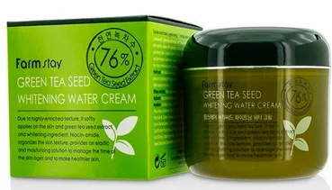 Освітлюючий крем із зеленим чаєм FarmStay Green Tea Seed Whitening Water Cream